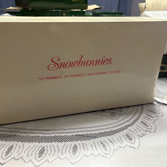 Snowbabies “to market to market delivering eggs “ retired piece from 1996 - Picture 2 of 7